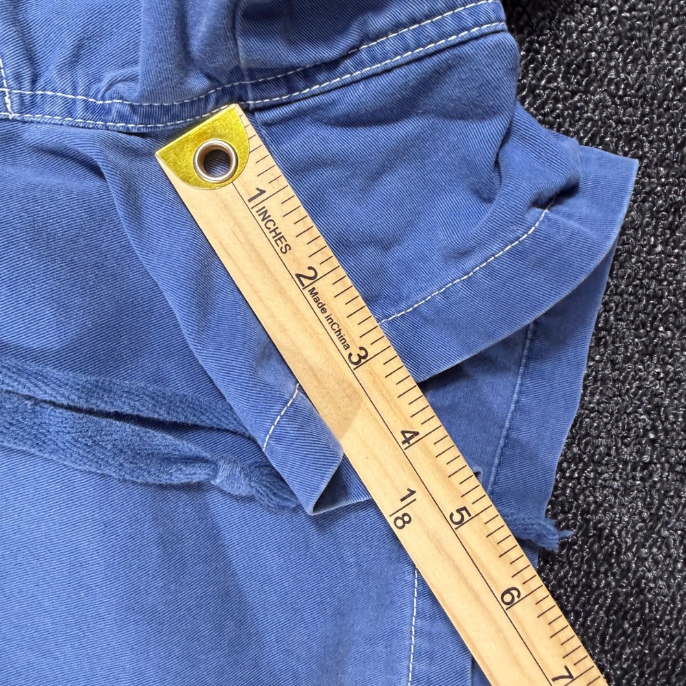 Vintage Abercrombie &‎ Fitch Hiking Shorts Womens 9 Blue Drawstring Mid Rise - Picture 7 of 7